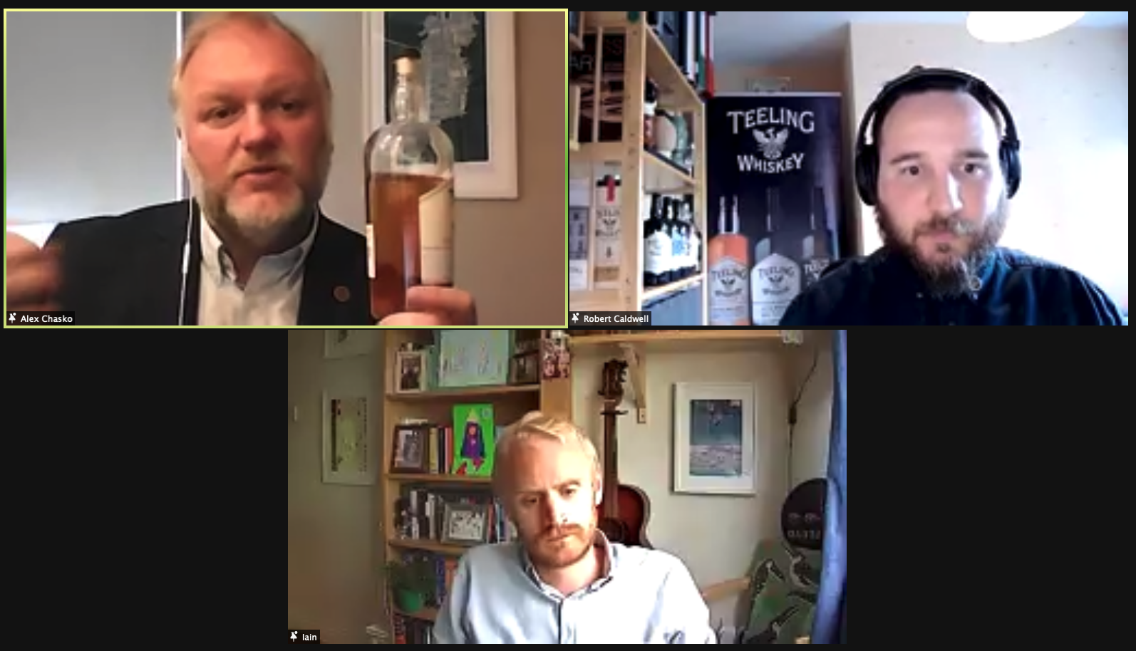 Alex Chasko - Iain Wood - Robert Caldwell - Teeling Whiskey - World's Best Irish Whiskey Tasting - The Pot Still