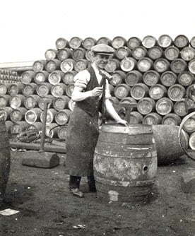 the role of a cooper - cask maker - whiskey - the pot still